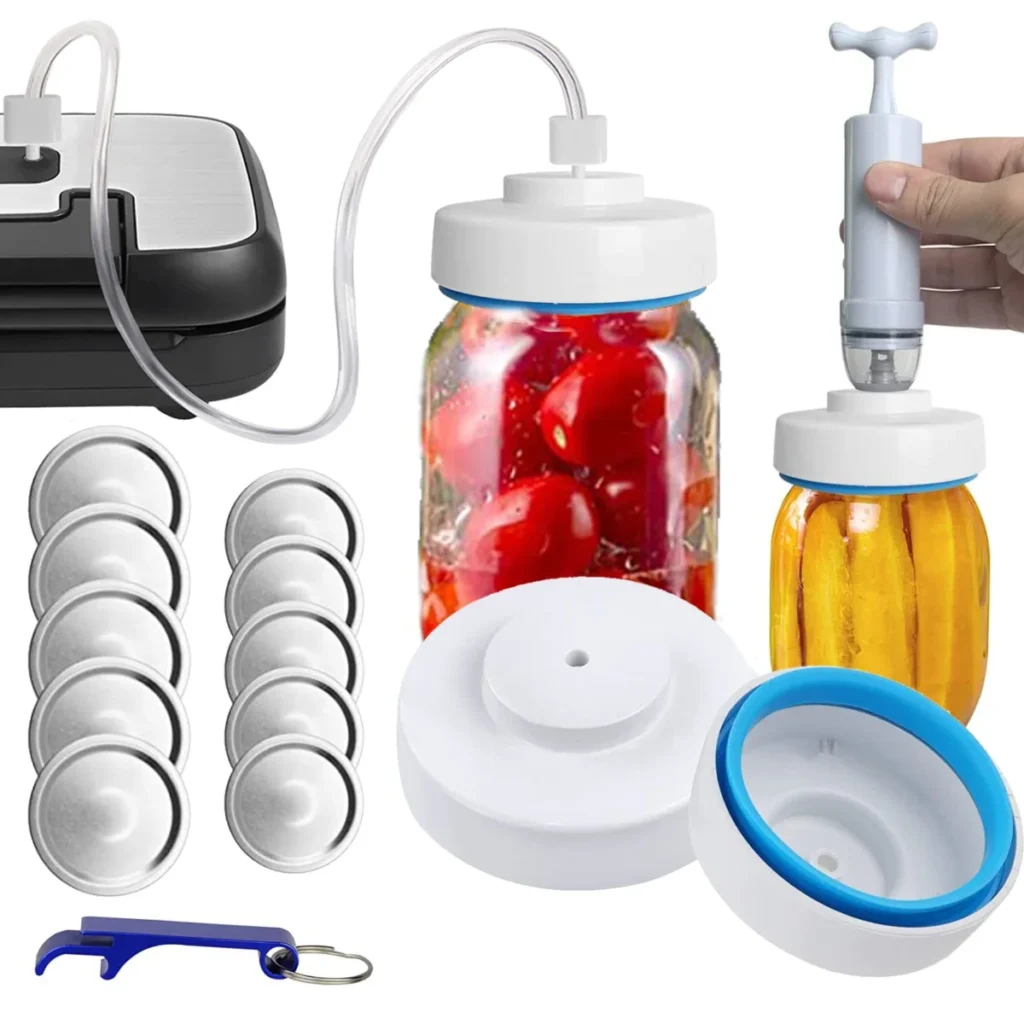 BUVLIVU Mason Jar Sealer Kit vacuum sealer
